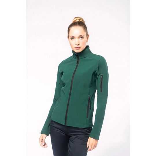 Kariban Veste Softshell Femme - Coupe Cintrée, 3 Poches Zippées - Tissu Respirant Et Hydrophobe - 300g/m²