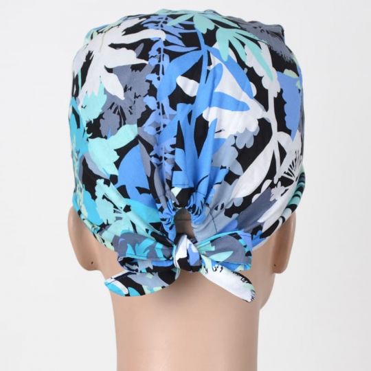 Calot Operatoire Bleu motif Vegetation