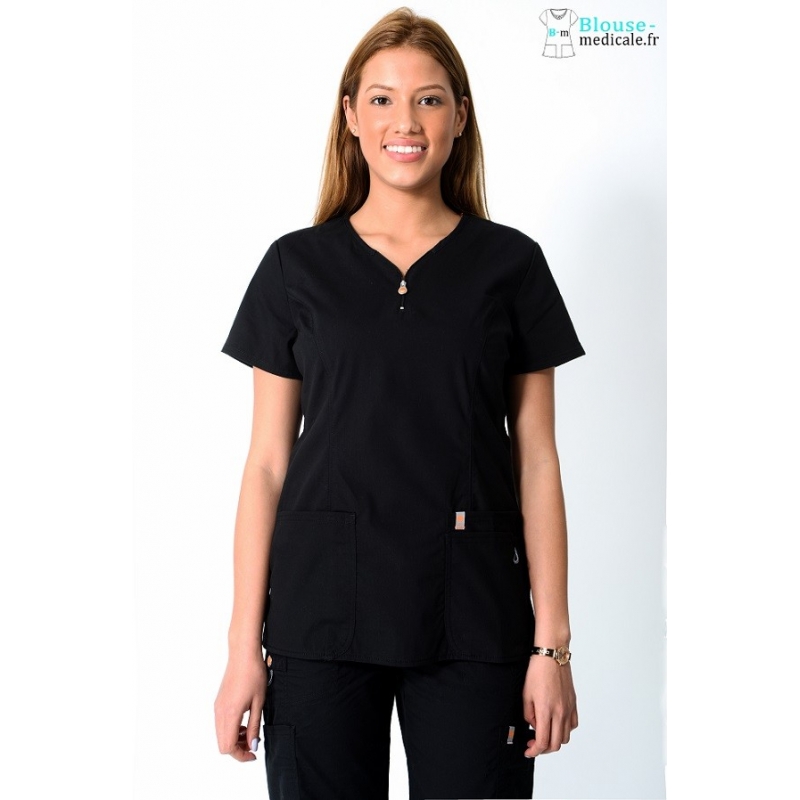Tunique Medicale Femme Code Happy Noir 46600AB
