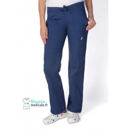 Pantalon Medical Femme Anti taches Bleu Marine