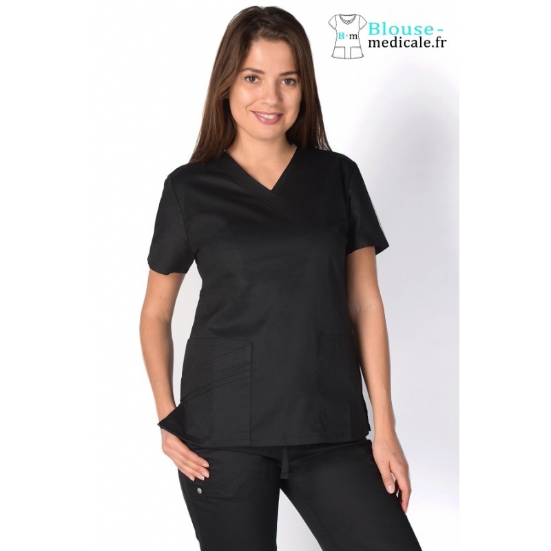 Tunique Medicale Cherokee Luxe Femme Noir 1845