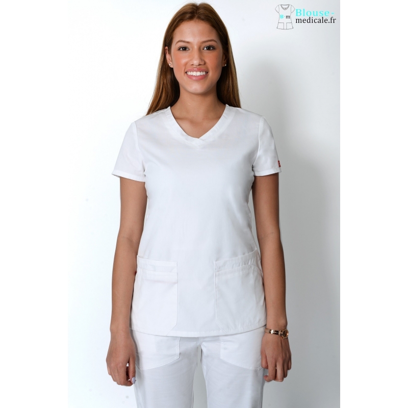 Tunique Medicale Dickies Femme Blanc 85906