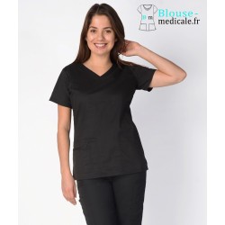 Tunique Medicale Cherokee Femme Noir 4727