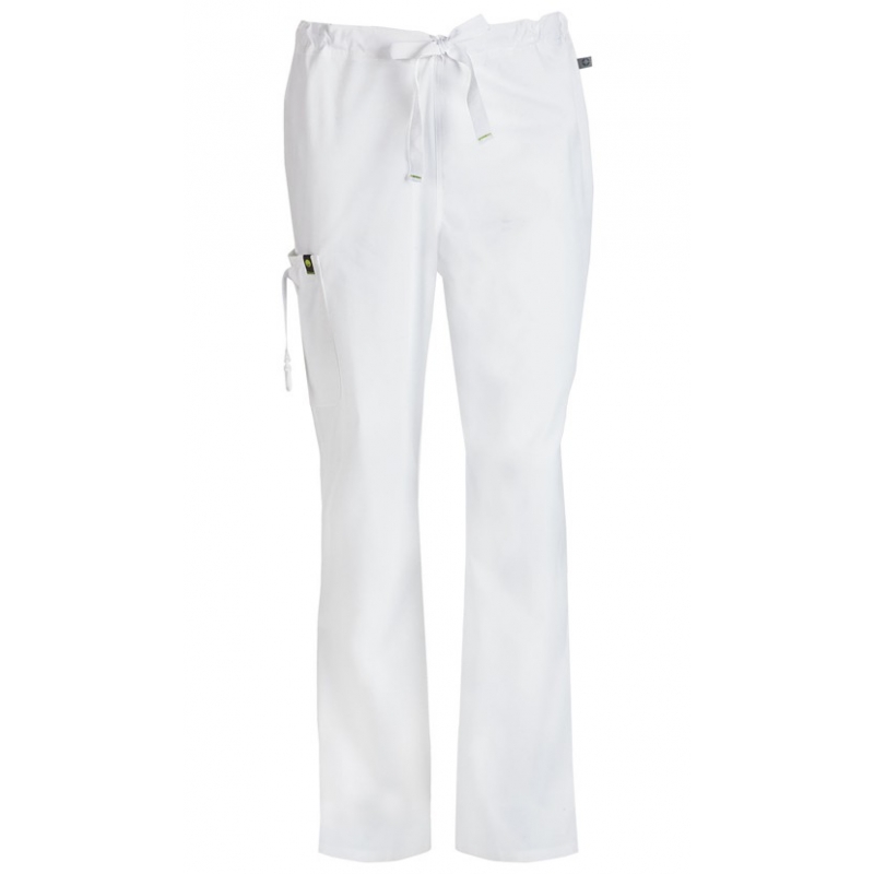 Pantalon Médical Homme Anti Tâches Code Happy Blanc 16001AB