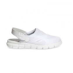 Sabot blanc unisexe Abeba