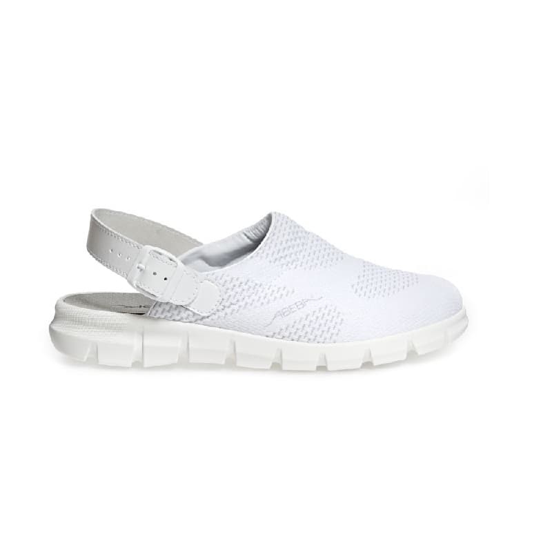 Sabot blanc unisexe Abeba