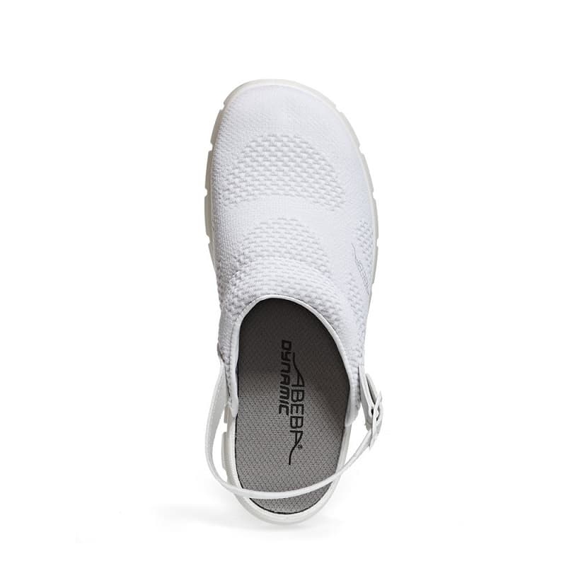 Sabot blanc unisexe Abeba