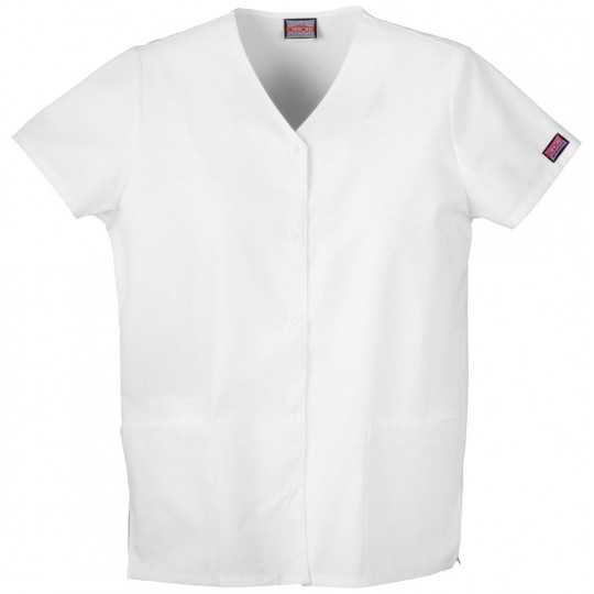 Blouse Médicale Pression Femme Cherokee 4770 blanc