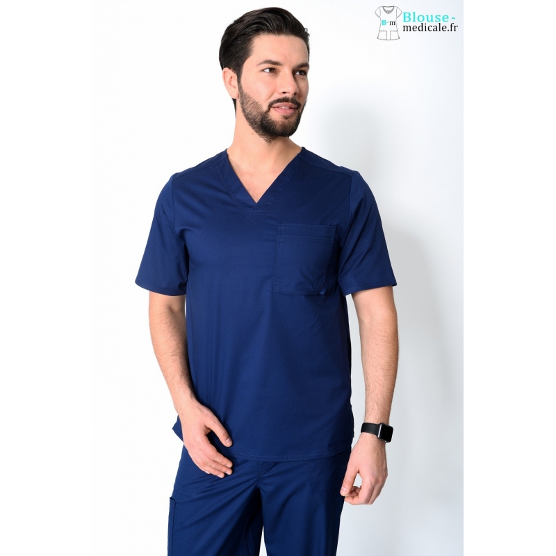 Tunique Medicale Homme Cherokee Luxe Bleu Marine 1929