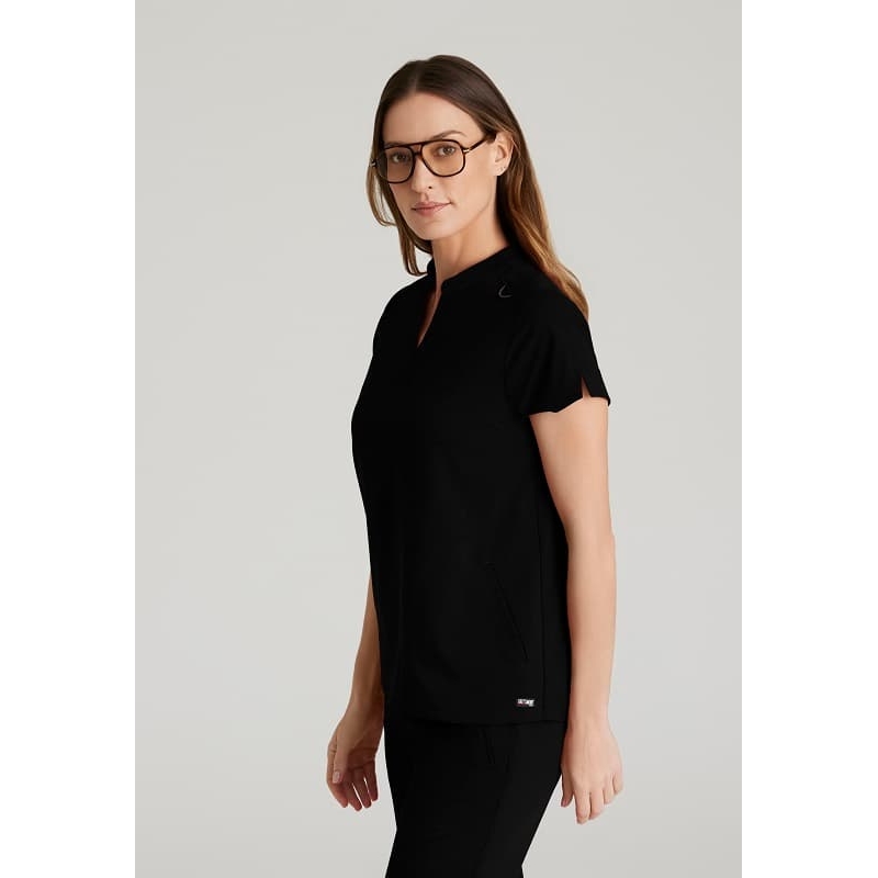 Tunique Médicale Femme Col Mao ultra-doux GRST230 Grey's Anatomy