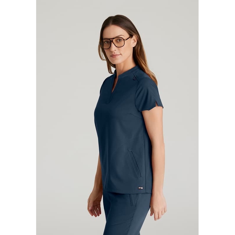 Tunique Médicale Femme Col Mao ultra-doux GRST230 Grey's Anatomy