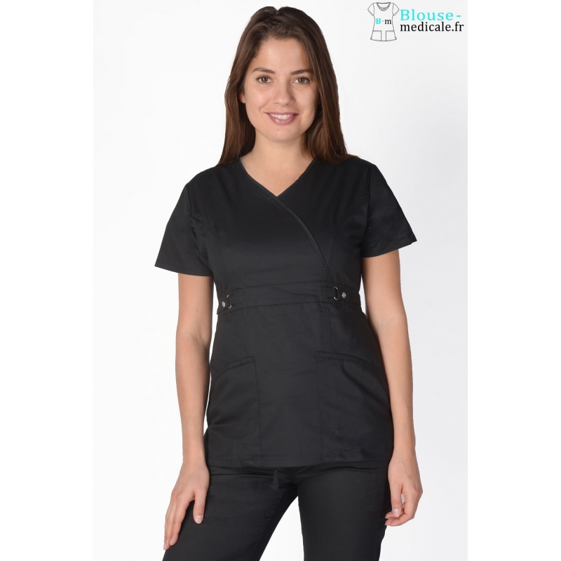 Tunique Medicale Femme Cherokee Luxe Noir 21701
