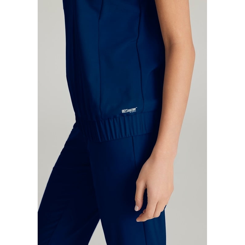 Blouse Médicale Chic Femme Col zippé GSST215 Grey's Anatomy