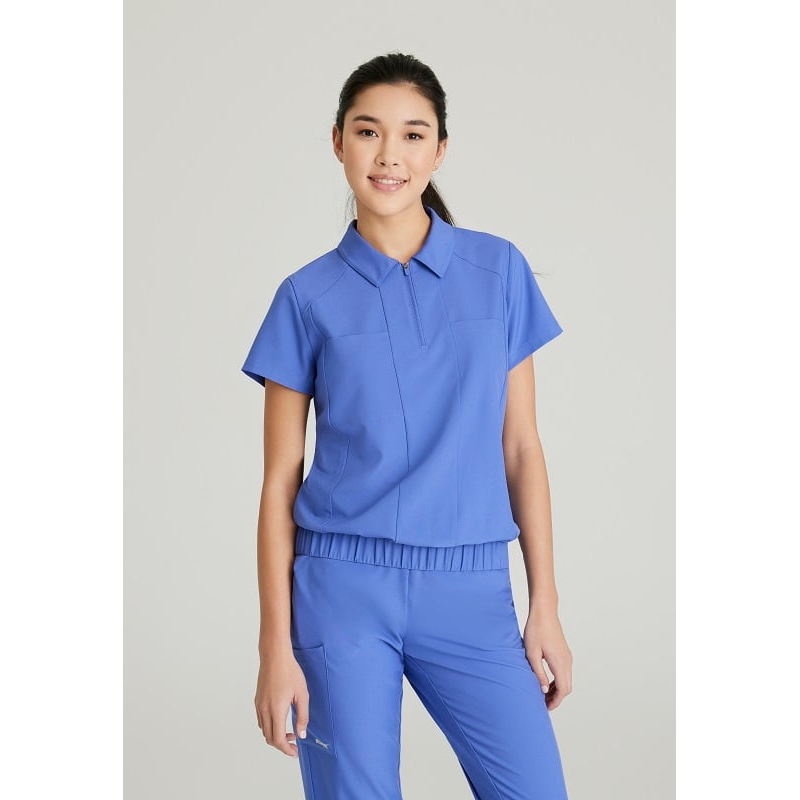 Blouse Médicale Chic Femme Col zippé GSST215 Grey's Anatomy