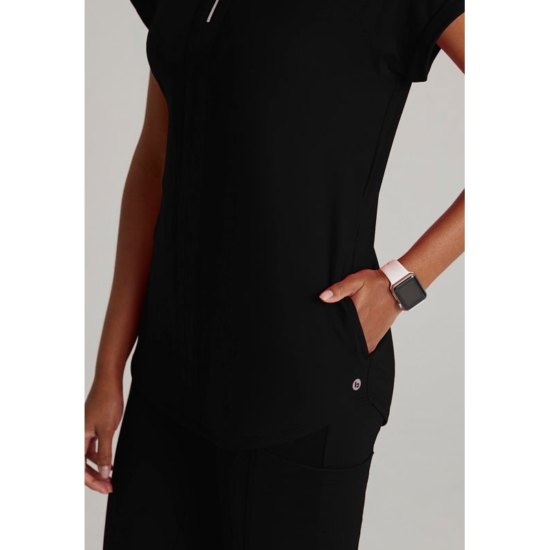 Tunique Médicale Femme Col Zip BOT210 Barco