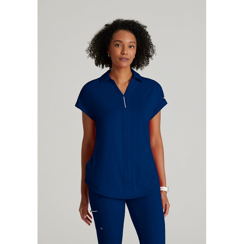 Tunique Médicale Femme Col Zip BOT210 Barco