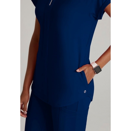 Tunique Médicale Femme Col Zip BOT210 Barco