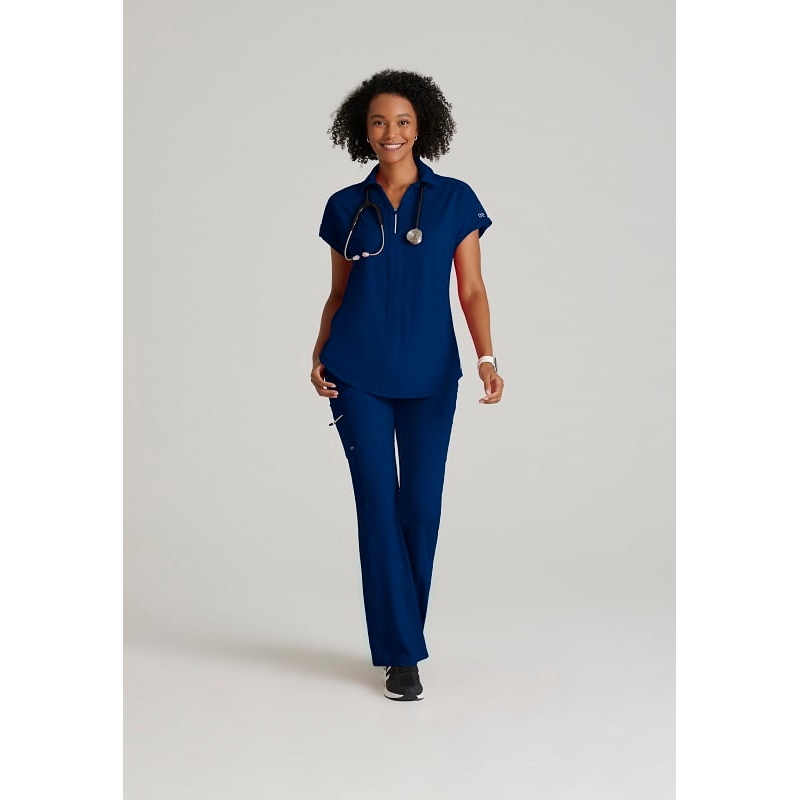 Tunique Médicale Femme Col Zip BOT210 Barco