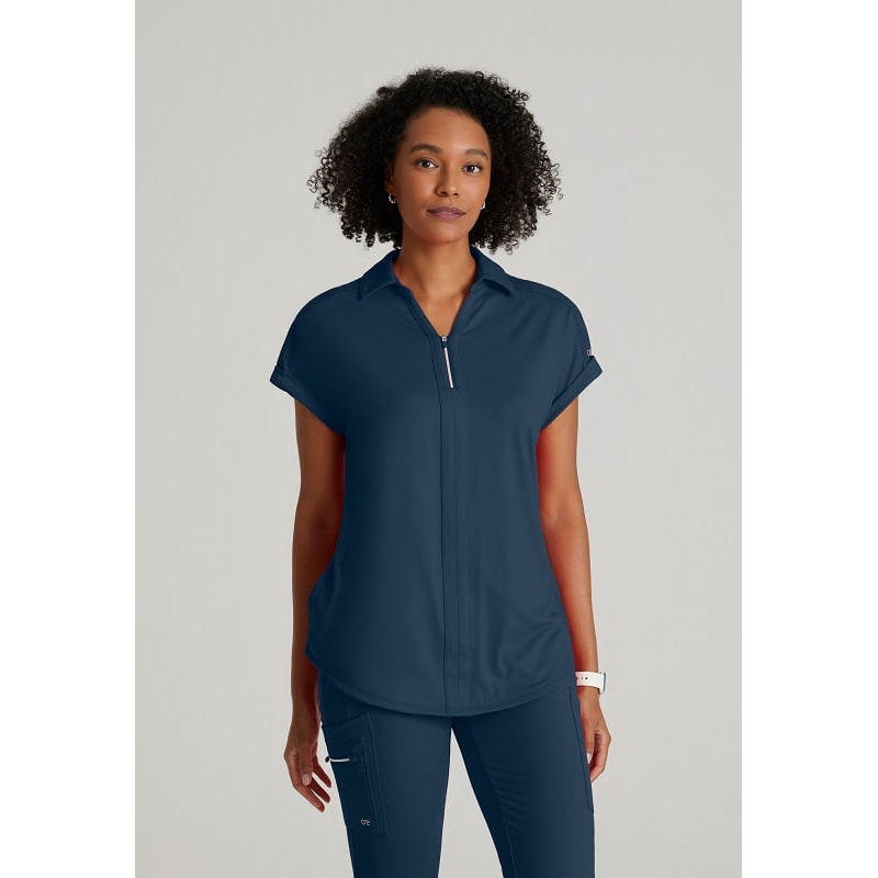 Tunique Médicale Femme Col Zip BOT210 Barco