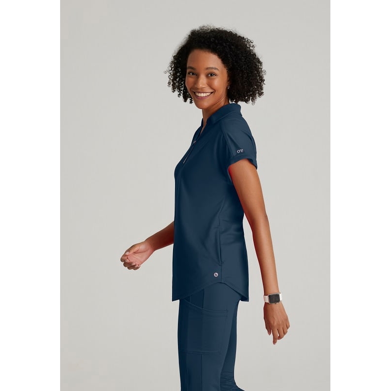 Tunique Médicale Femme Col Zip BOT210 Barco
