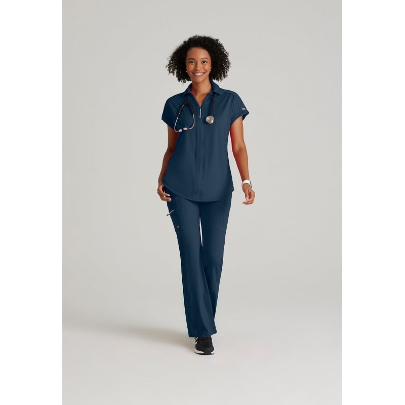 Tunique Médicale Femme Col Zip BOT210 Barco