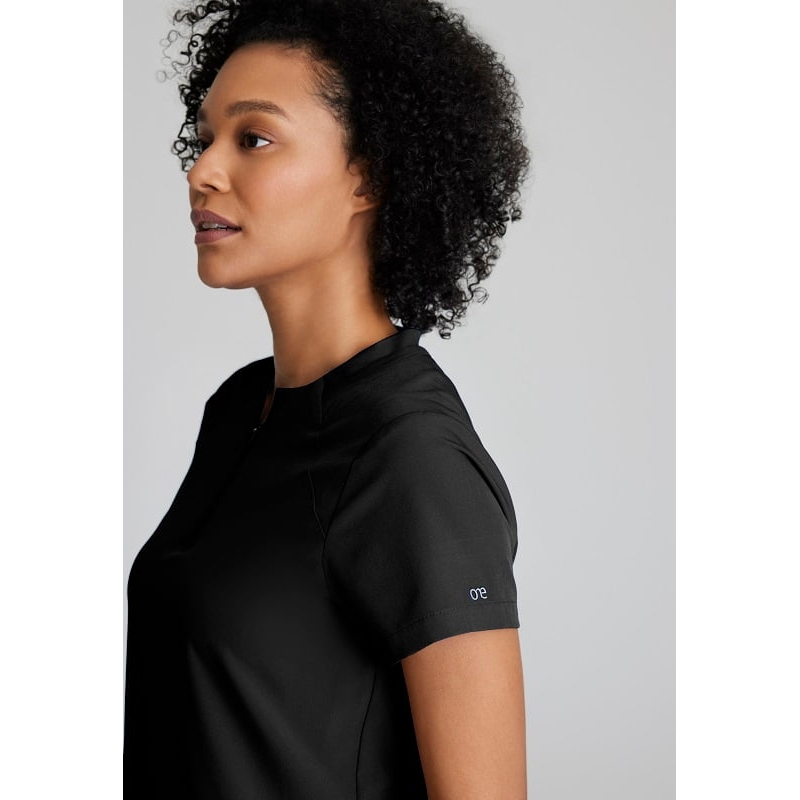 Tunique Médicale Col Rond Zippé Femme BOT216 Barco