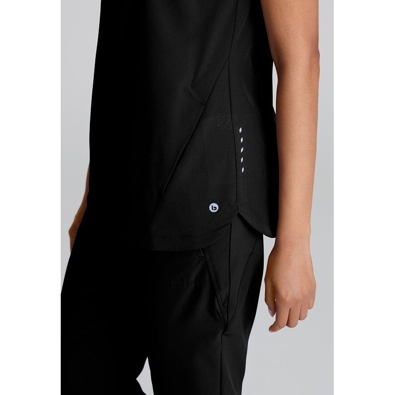 Tunique Médicale Col Rond Zippé Femme BOT216 Barco