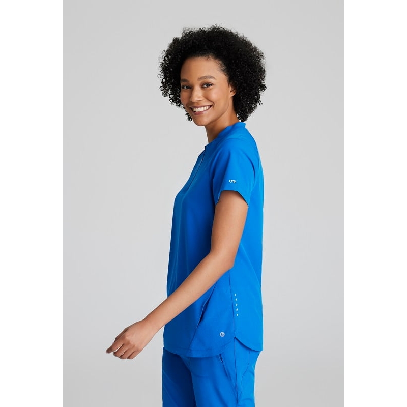 Tunique Médicale Col Rond Zippé Femme BOT216 Barco