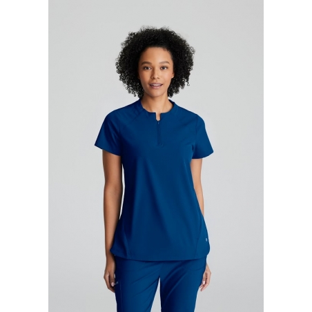 Tunique Médicale Col Rond Zippé Femme BOT216 Barco