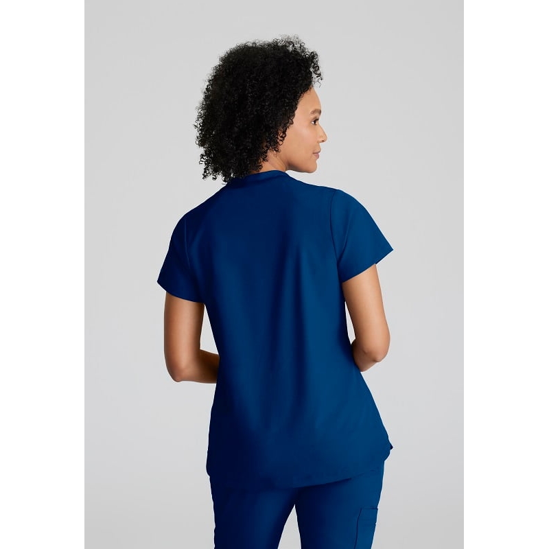 Tunique Médicale Col Rond Zippé Femme BOT216 Barco