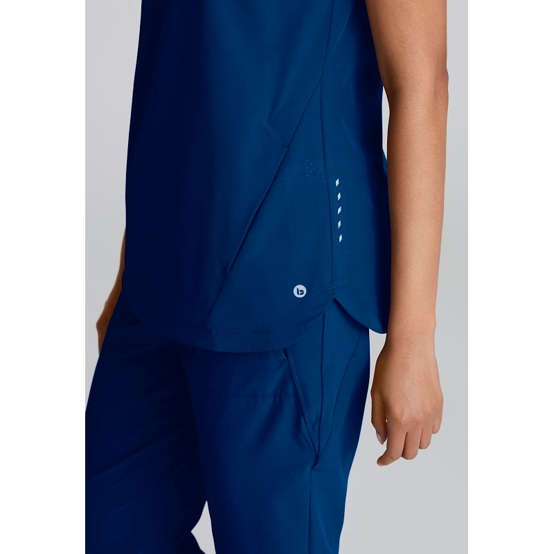 Tunique Médicale Col Rond Zippé Femme BOT216 Barco