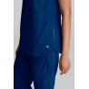 Tunique Médicale Col Rond Zippé Femme BOT216 Barco