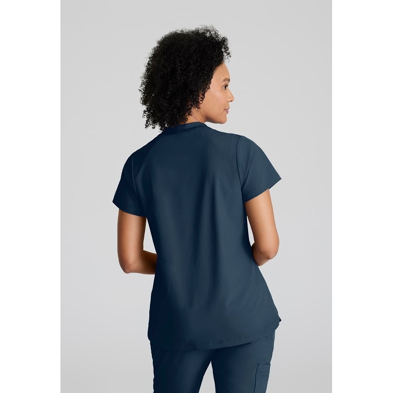Tunique Médicale Col Rond Zippé Femme BOT216 Barco