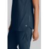 Tunique Médicale Col Rond Zippé Femme BOT216 Barco