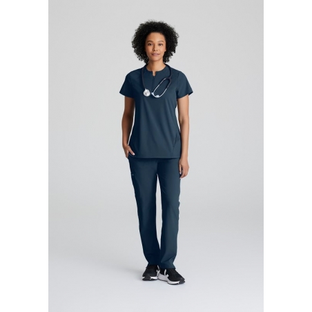 Tunique Médicale Col Rond Zippé Femme BOT216 Barco