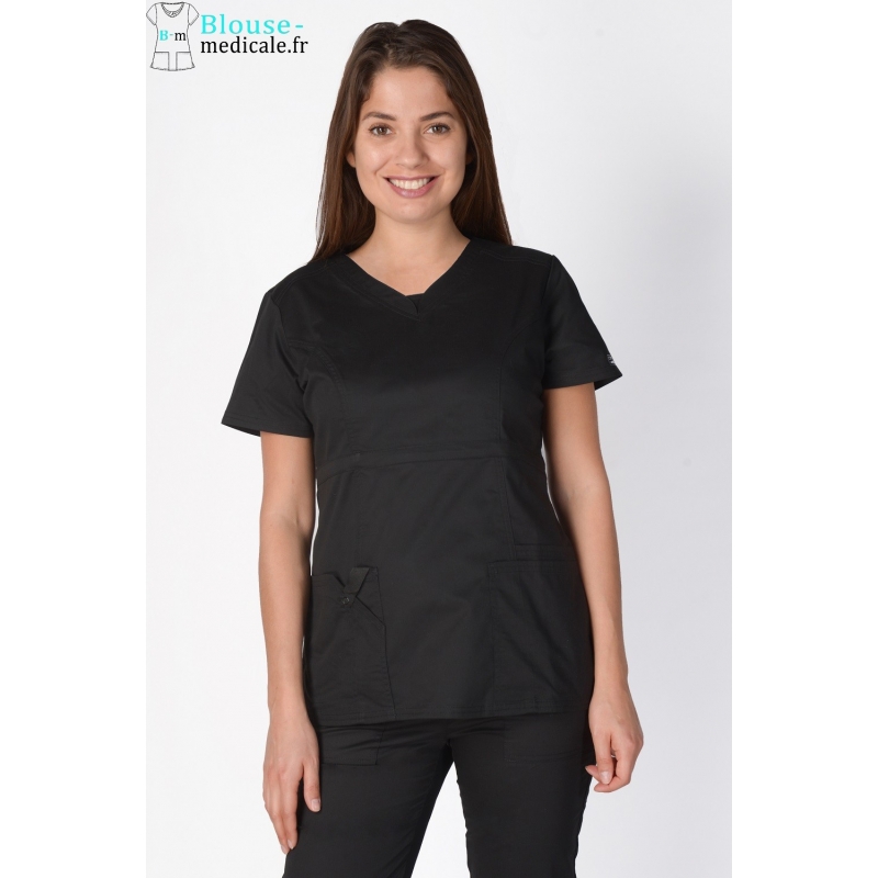 Tunique Medicale Cherokee Femme Noir 24703