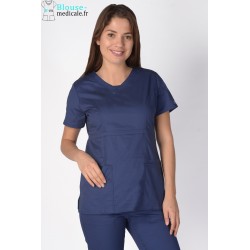 Tunique Medicale Cherokee Femme Bleu Marine 24703