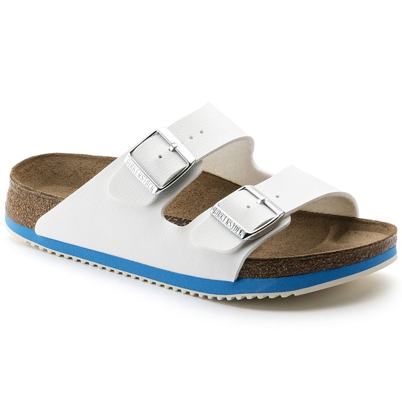 Sandale Médicale Birkenstock Arizona Super Grip Blanc