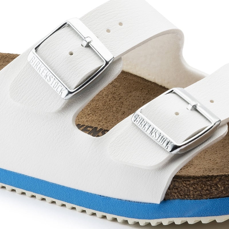 Sandale Médicale Birkenstock Arizona Super Grip Blanc