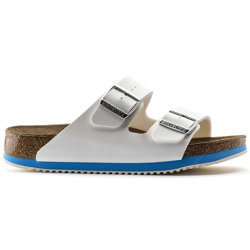 Sandale Médicale Birkenstock Arizona Super Grip Blanc