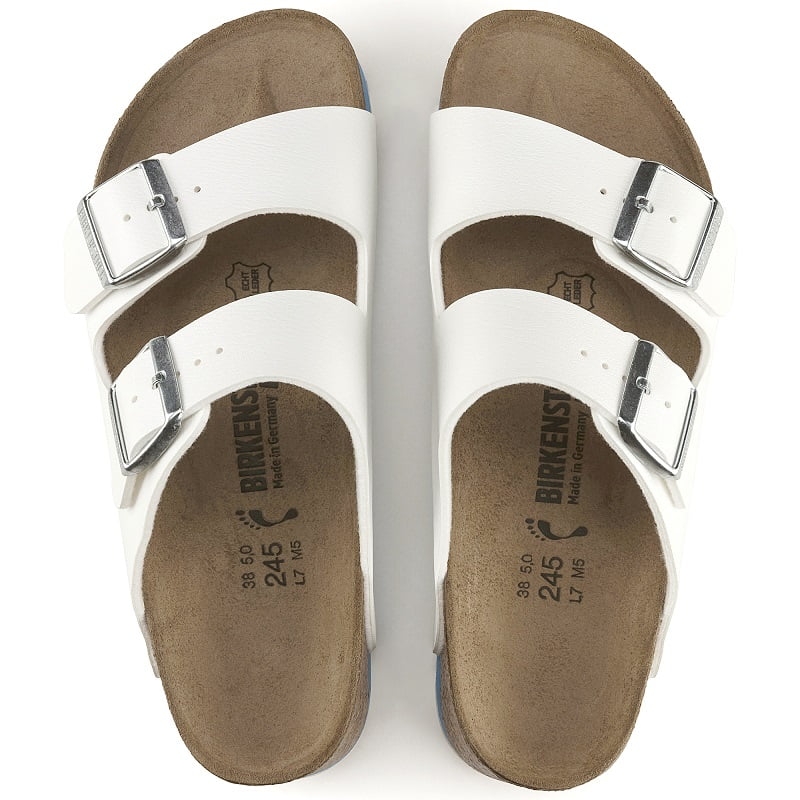 Sandale Médicale Birkenstock Arizona Super Grip Blanc