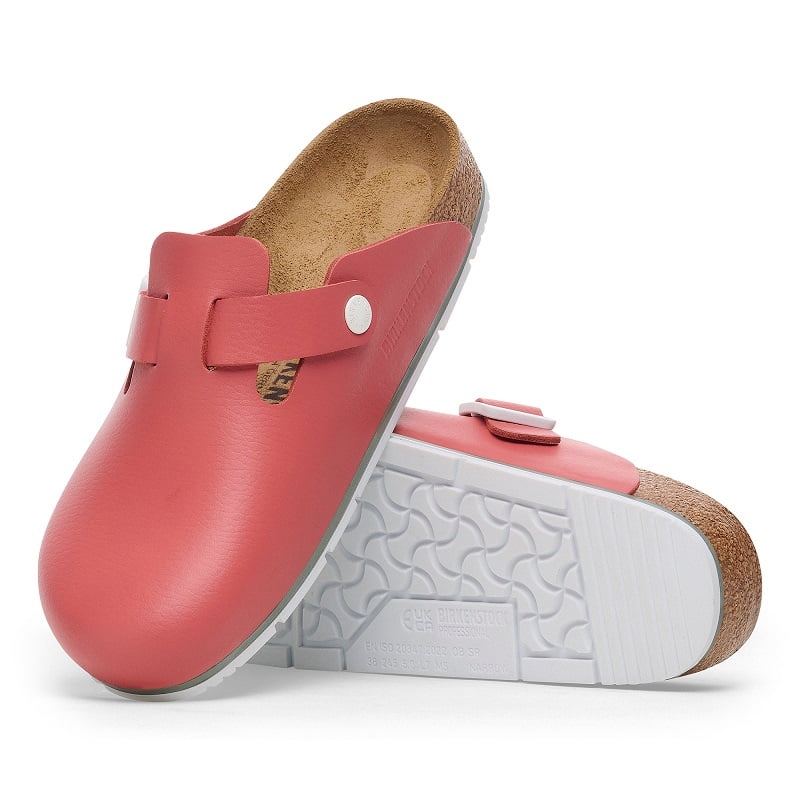 Sabot médical antidérapant Birkenstock Boston PRO Mars Red