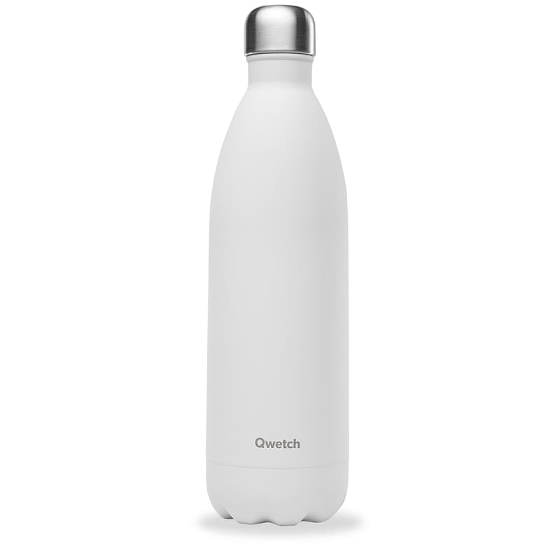 Bouteille Isotherme Blanc Matt QWETCH