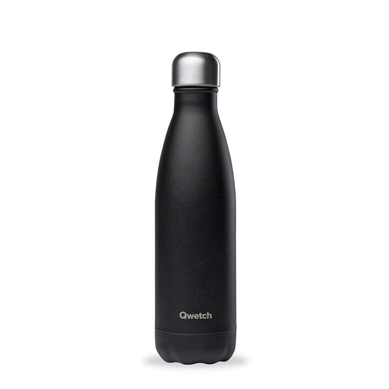 Bouteille Isotherme Noir Matt QWETCH
