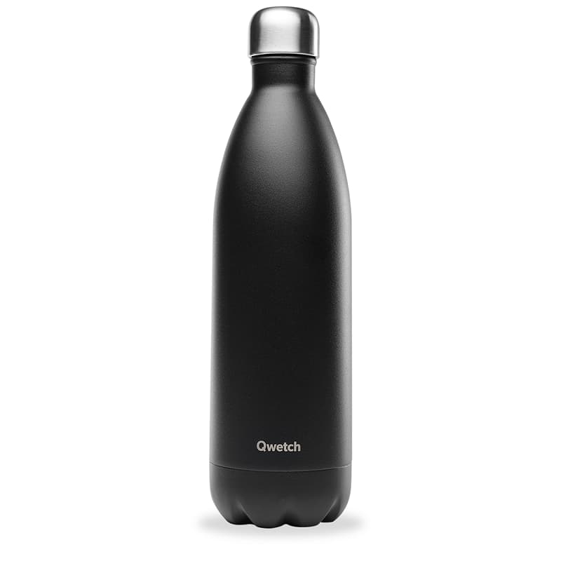 Bouteille Isotherme Noir Matt QWETCH