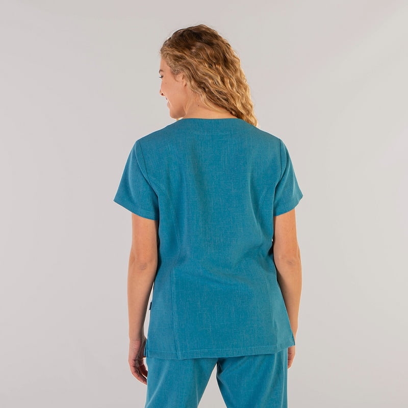 Tunique médicale femme aspect lin Mirta Gary's