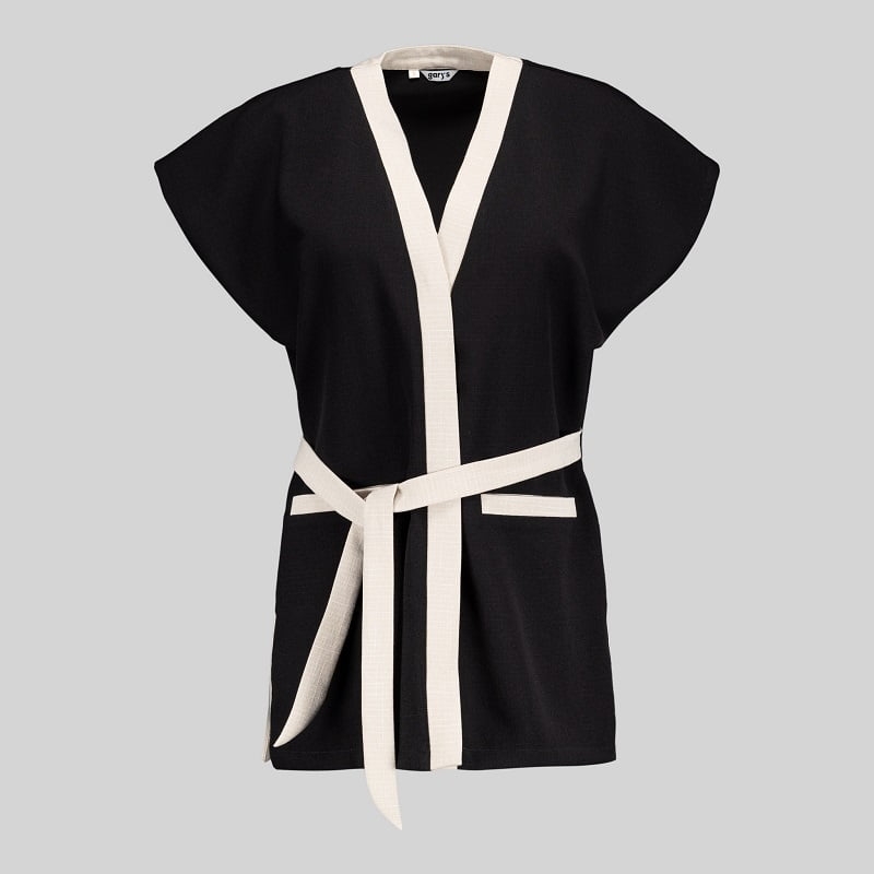 Blouse esthéticienne réglable aspect lin Loto Gary's