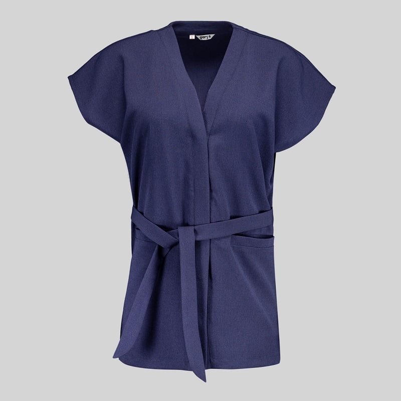 Blouse esthéticienne réglable aspect lin Loto Gary's