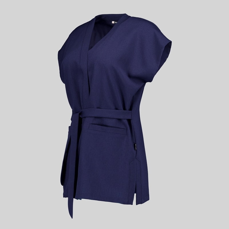 Blouse esthéticienne réglable aspect lin Loto Gary's