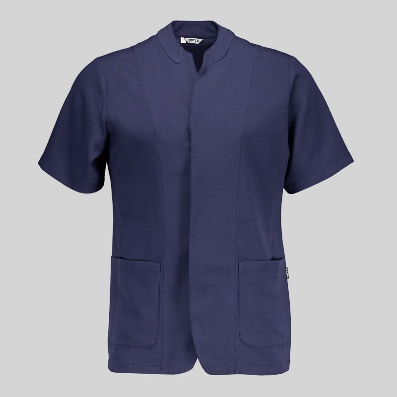 Blouse à pression homme aspect lin Cliclamen Gary's